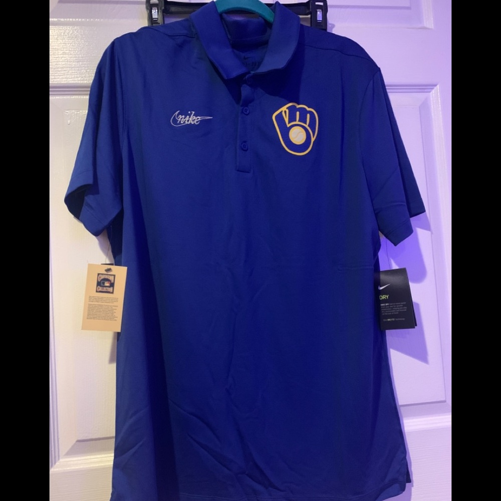 Nike Cooperstown Brewers Polo